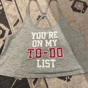 Like new cropped VS pajama top